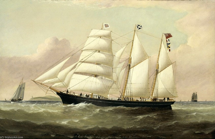 Barkentine Lady Elibank Of London — William H Yorke