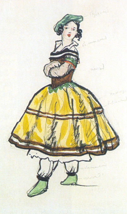 Ballerina. Costume Design — Alexandre Benois