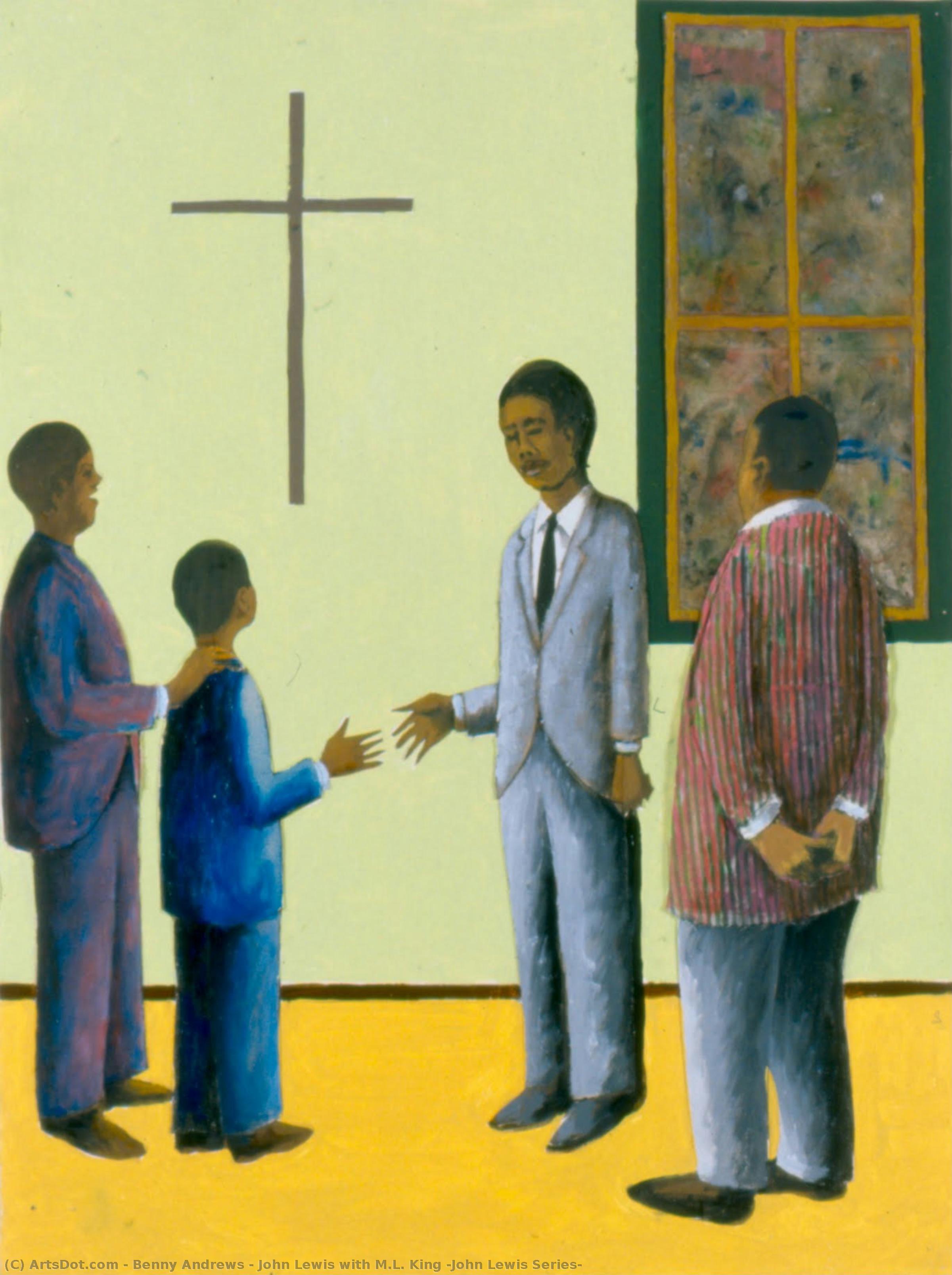 John Lewis With M.l. King (john Lewis Series) — Benny Andrews