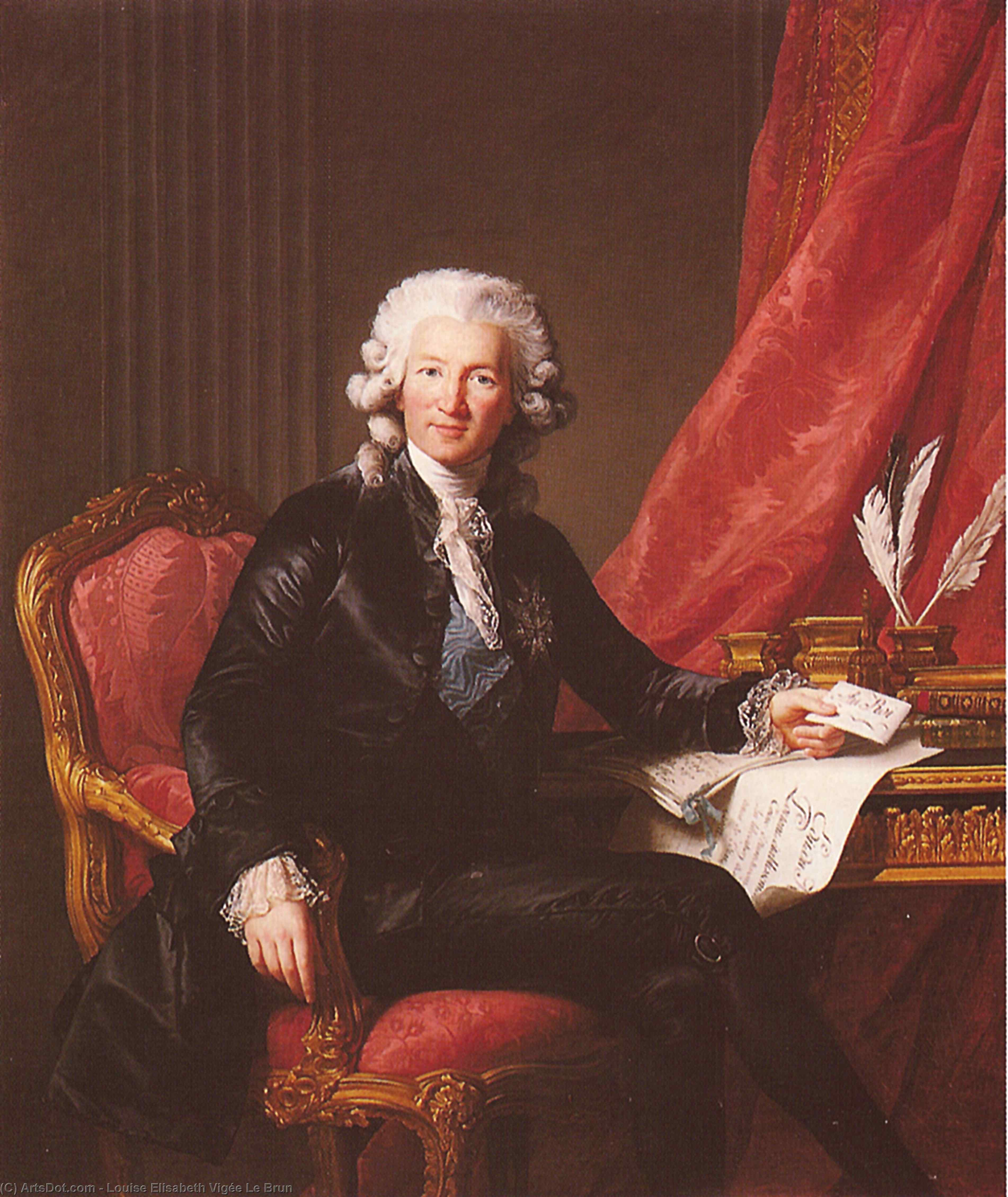 Charles-alexandre De Calonne — Lujiz Elizabet Vig Le Brun