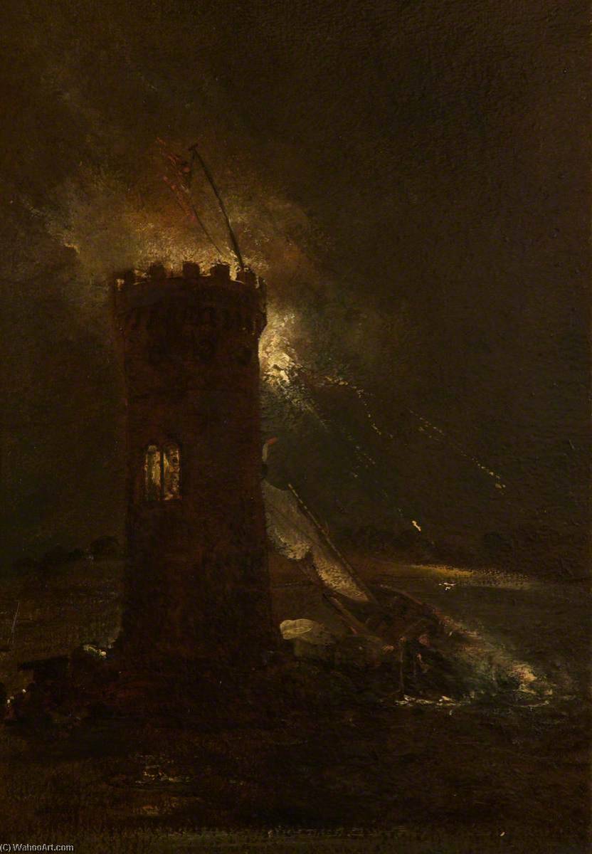Tabley Tower At Night — Henry Thomson