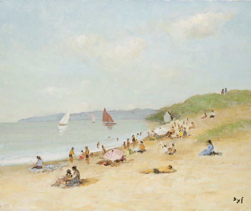 Beach Of Kerjouano, (1978) — Marcel Dyf