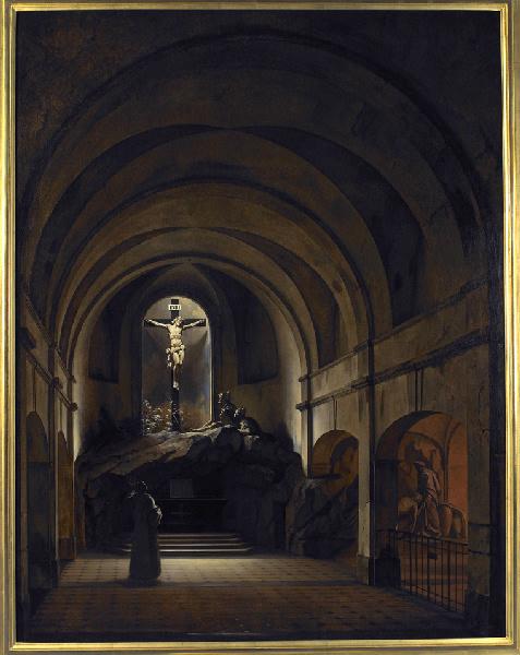 Chapelle Du Calvaire Dans L'église Saint Roch À Paris — Charles Marie Bouton