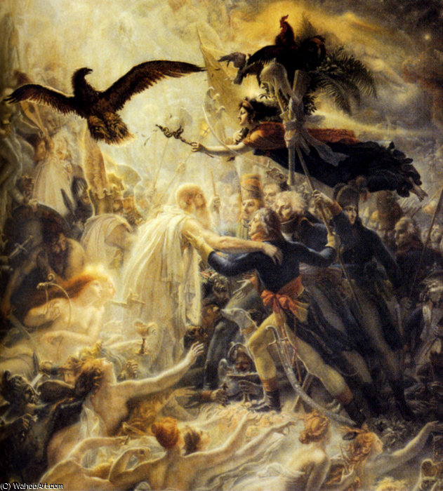 E The Apotheosis Of The French Heroes Who Died For Their Country — Anne-louis Girodet