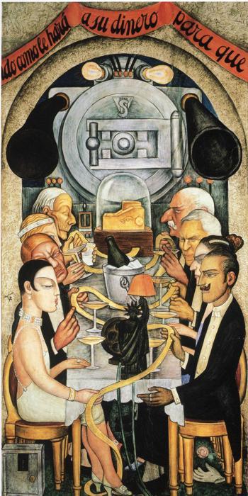 Wall Street Banquet — Diego Rivera