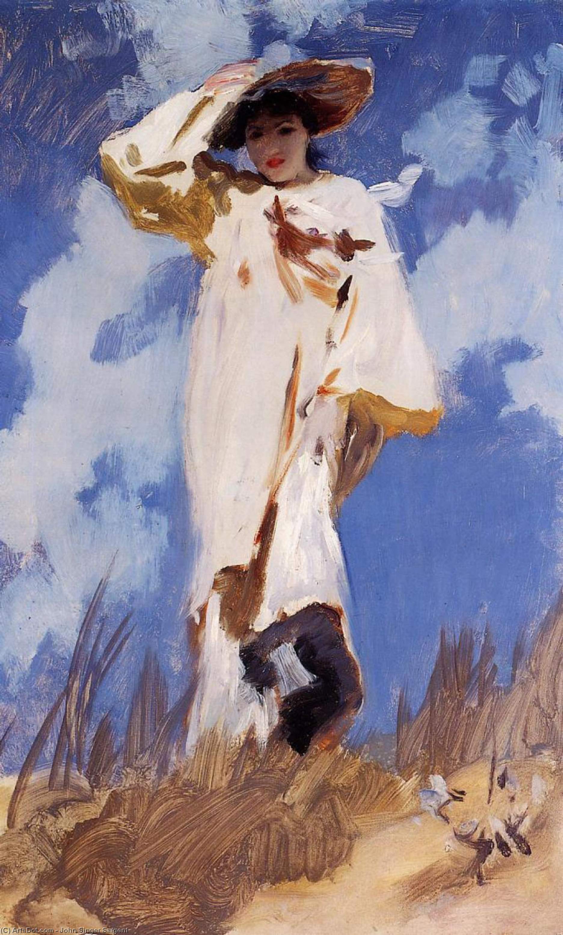 A Gust Of Wind — John Singer Sargent