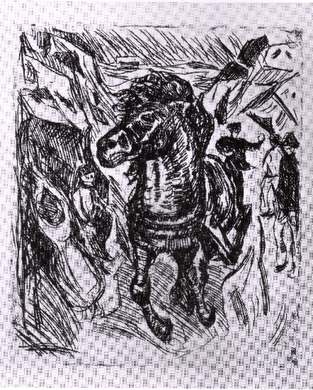 Galloping Horse — Edvard Munch