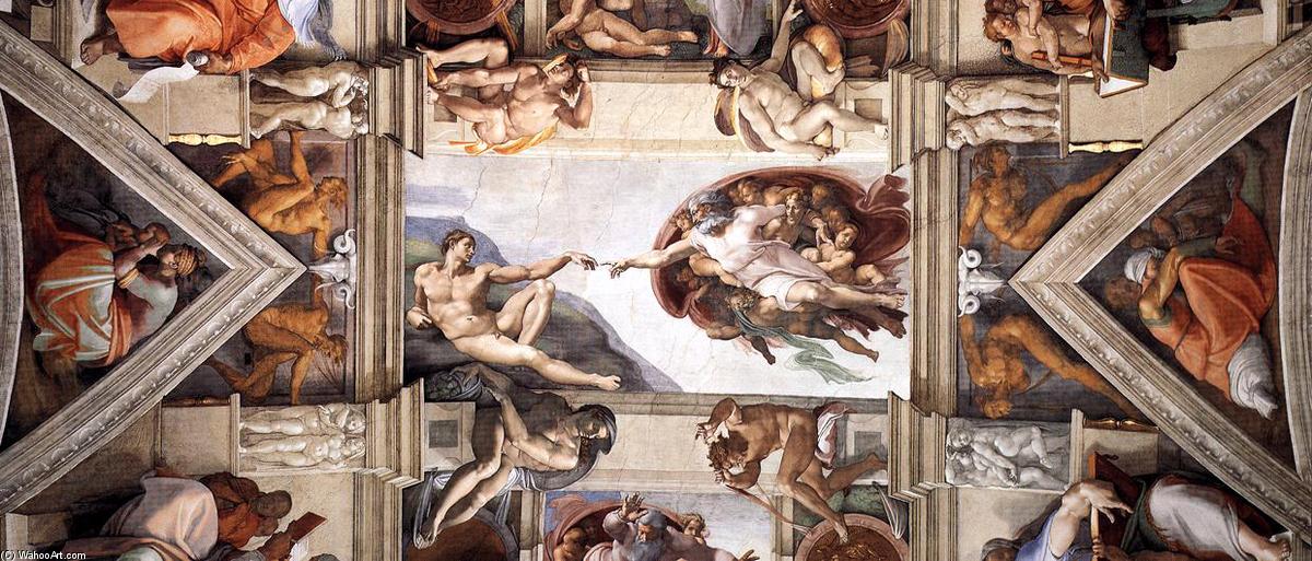 The Ceiling (detail) — Michelangelo Buonarroti