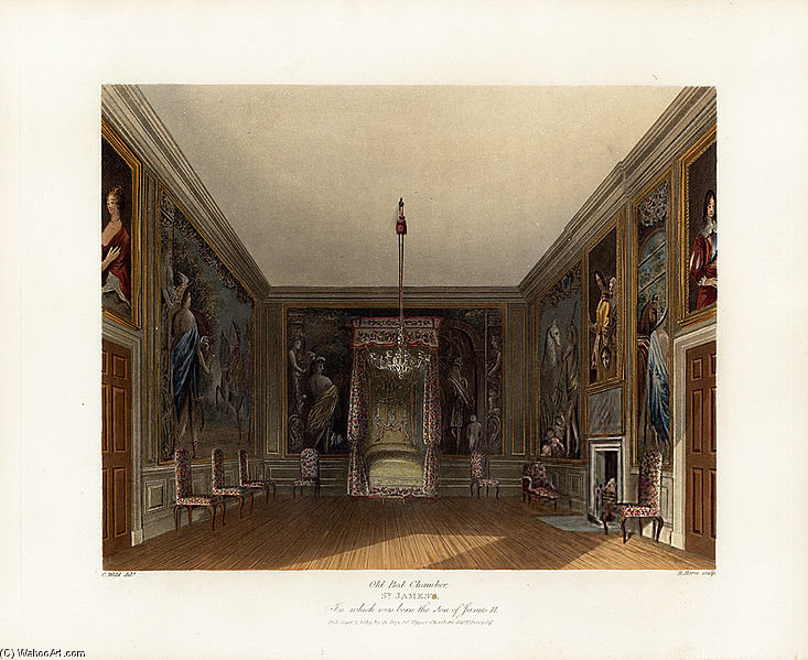 Old Bed Chamber, St James's Palace — Charles Wild