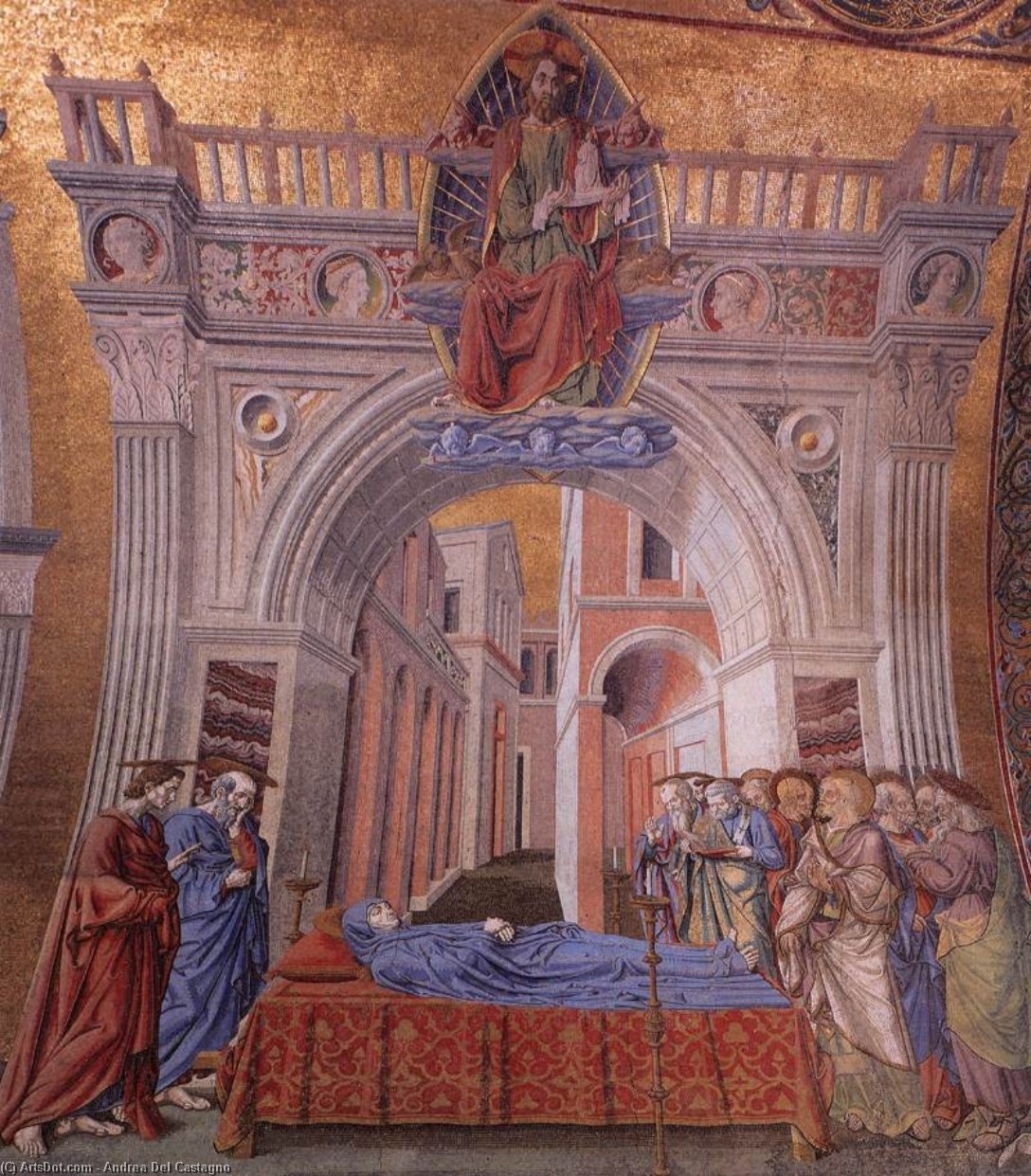 Dormition Of The Virgin — Andrea Del Castagno