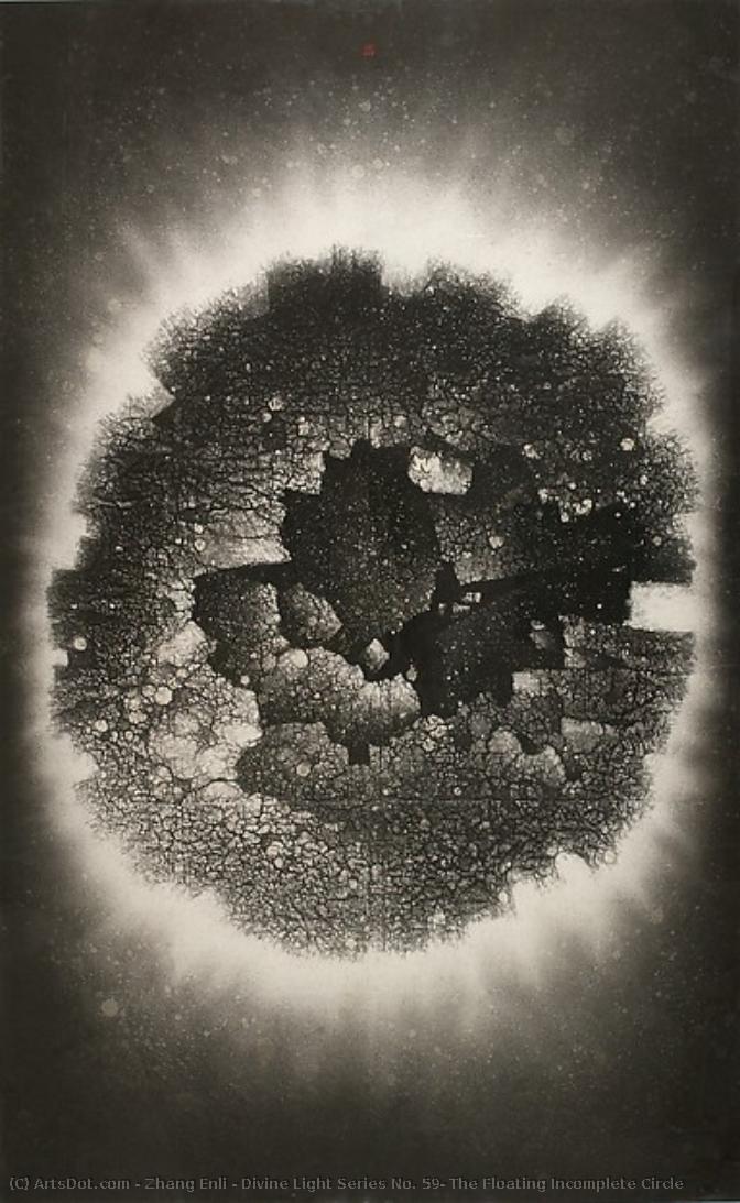 Divine Light Series No. 59, The Floating Incomplete Circle — Zhang Enli