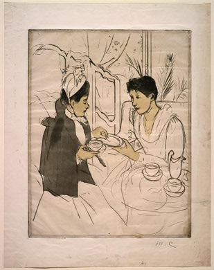 Afternoon Tea Party — Mary Stevenson Cassatt