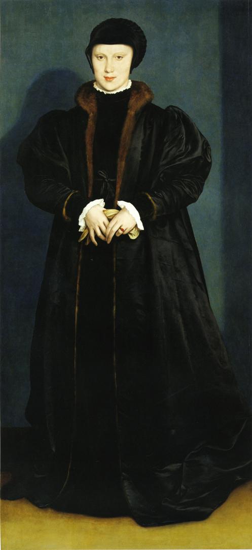 Retrato De Cristina De Dinamarca — Hans Holbein El Joven