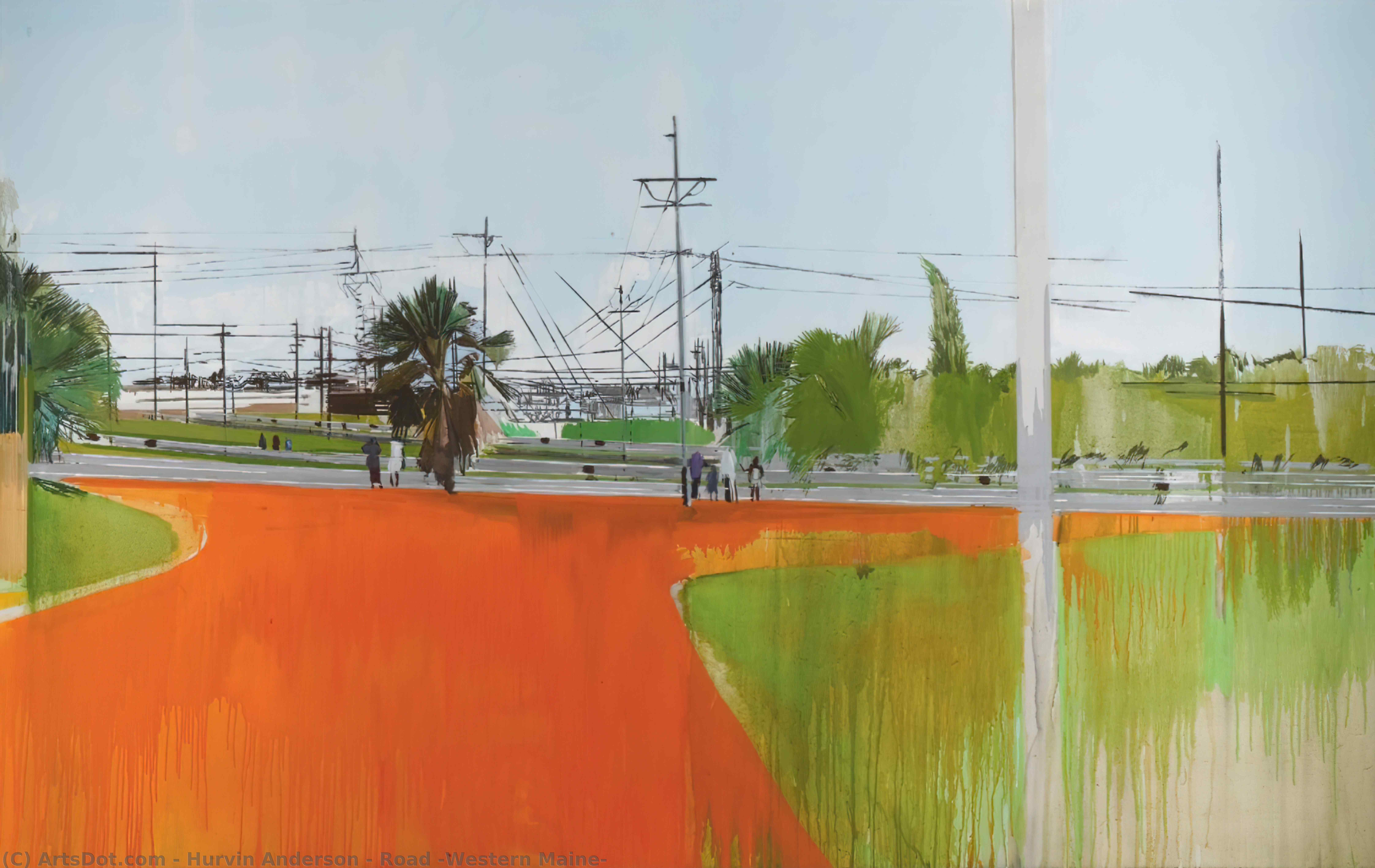 Road (western Maine) — Hurvin Anderson