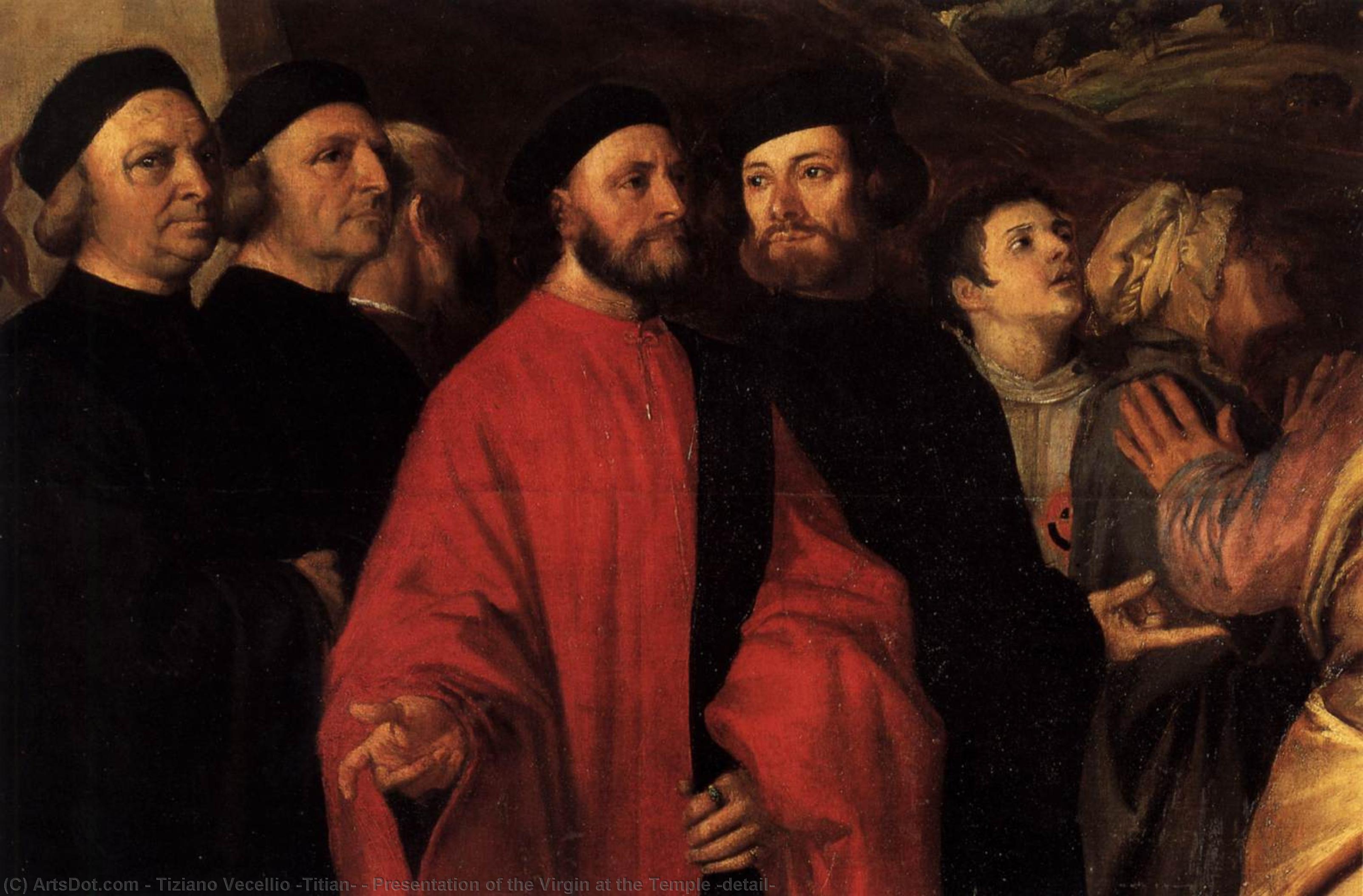 Presentación De La Virgen En El Templo (detalle) — Tiziano