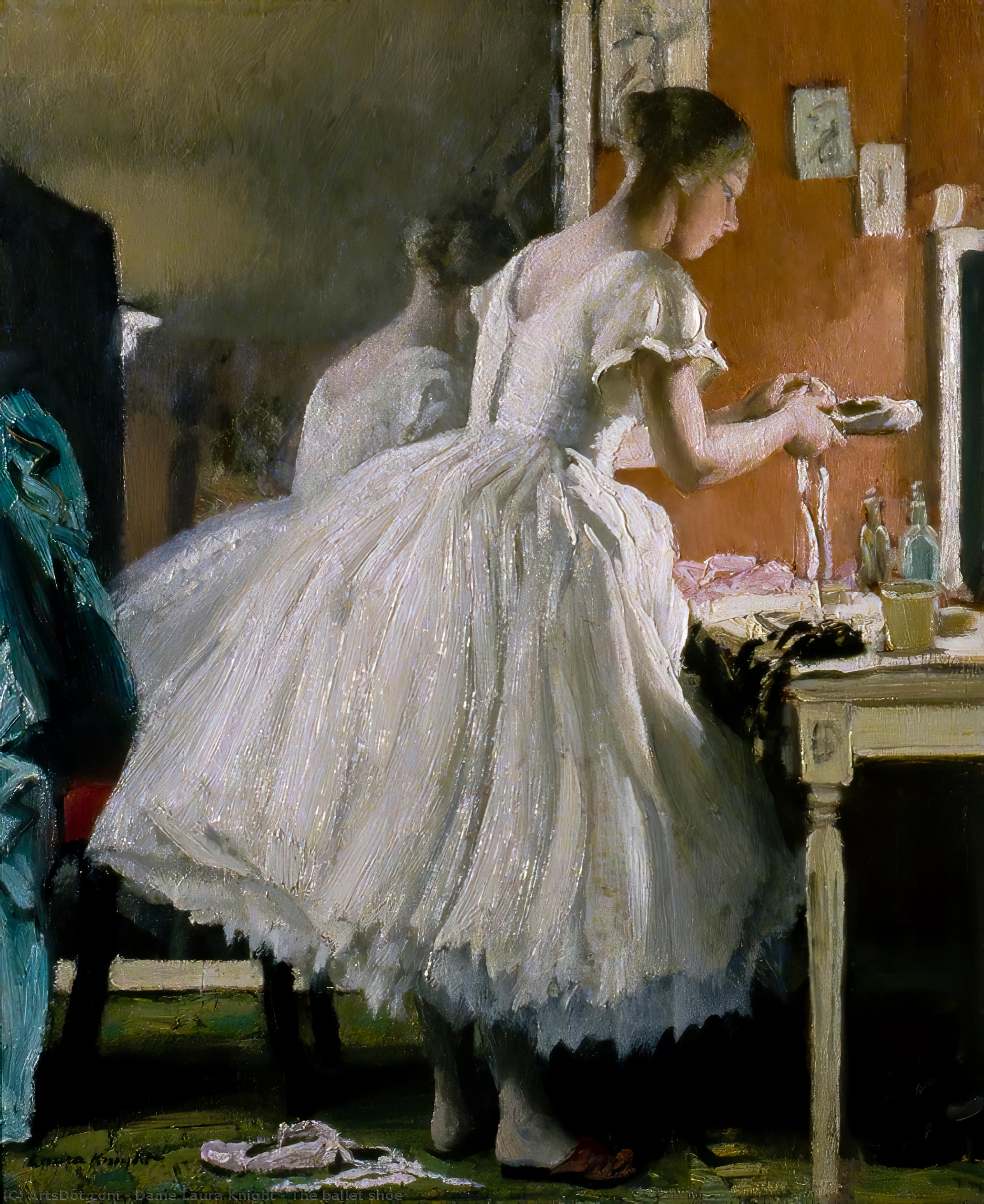 The Ballet Shoe — Laura Knight