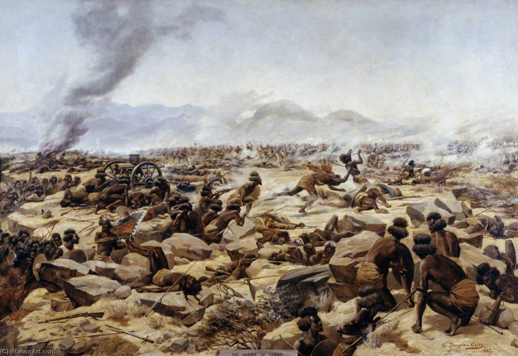 The Battle Of Tamai, Soudan Campaign, 1884 — Godfrey Douglas Giles