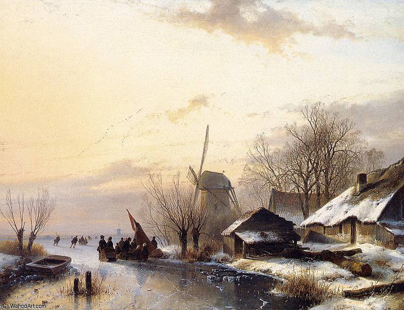 Scaters At Koek En Zopie Sun — Andreas Schelfhout