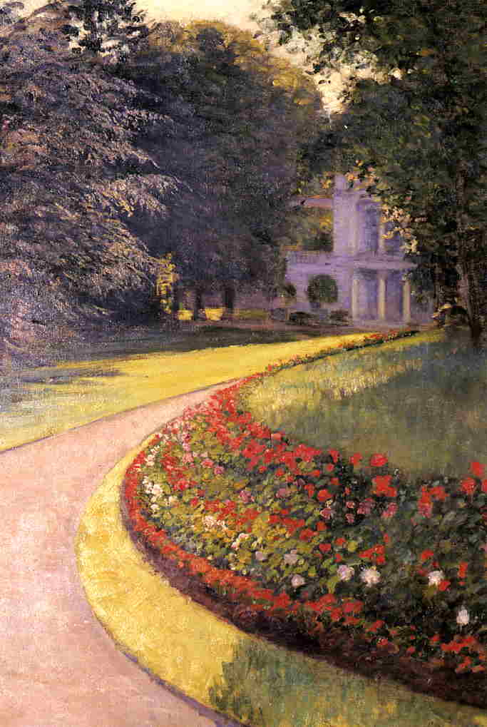 The Park At Yerres — Gustave Caillebotte