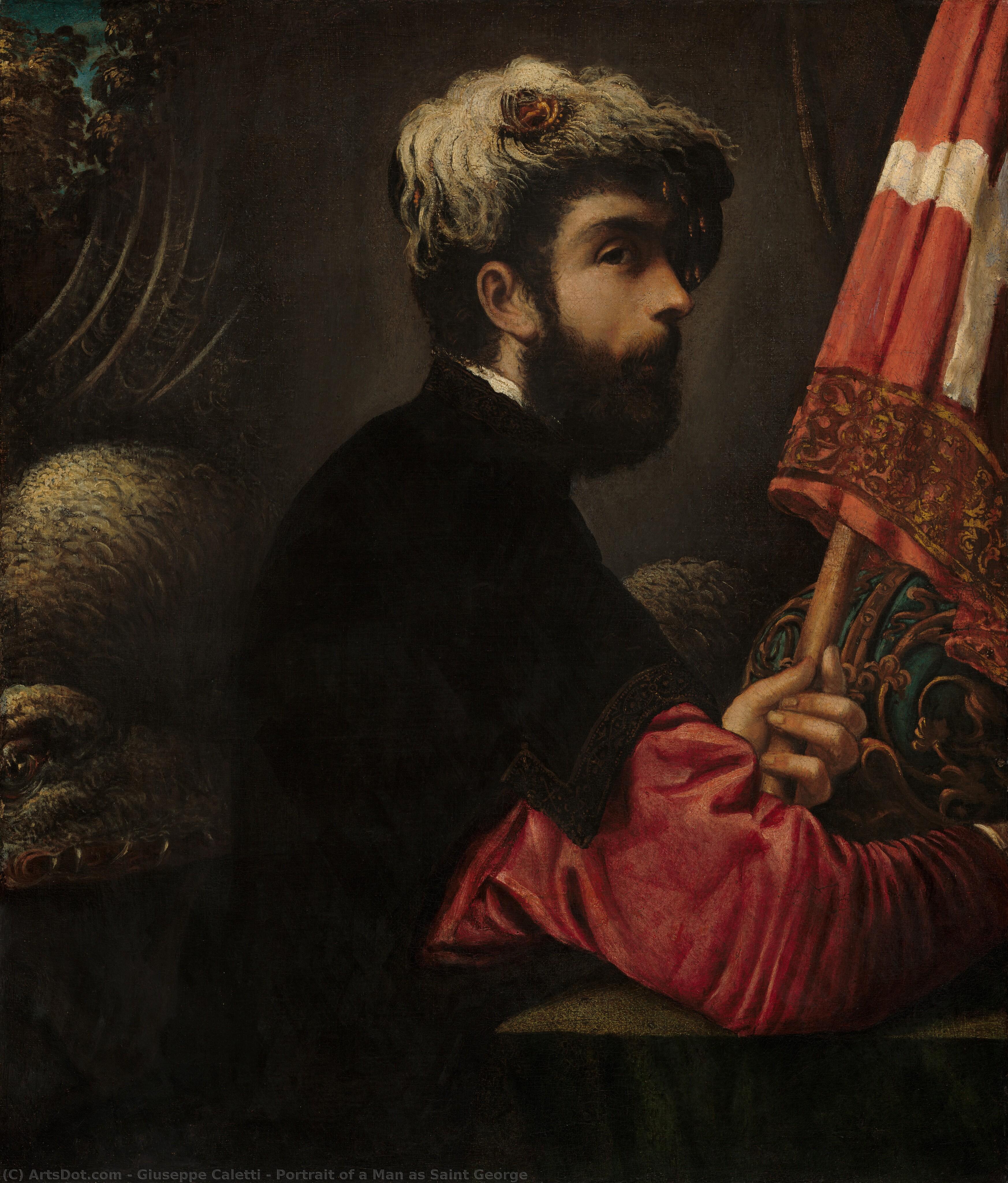 Portrait Of A Man As Saint George — Giuseppe Caletti