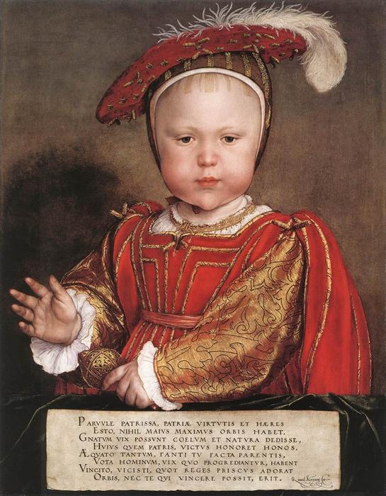 Retrato De Eduardo, Príncipe De Gales — Hans Holbein El Joven