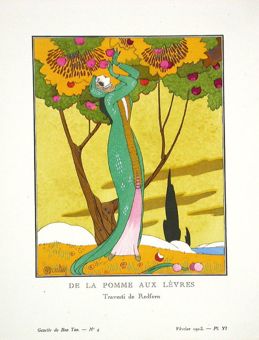 De La Pomme Aux Levres. Travesti De Redfern — Georges Barbier