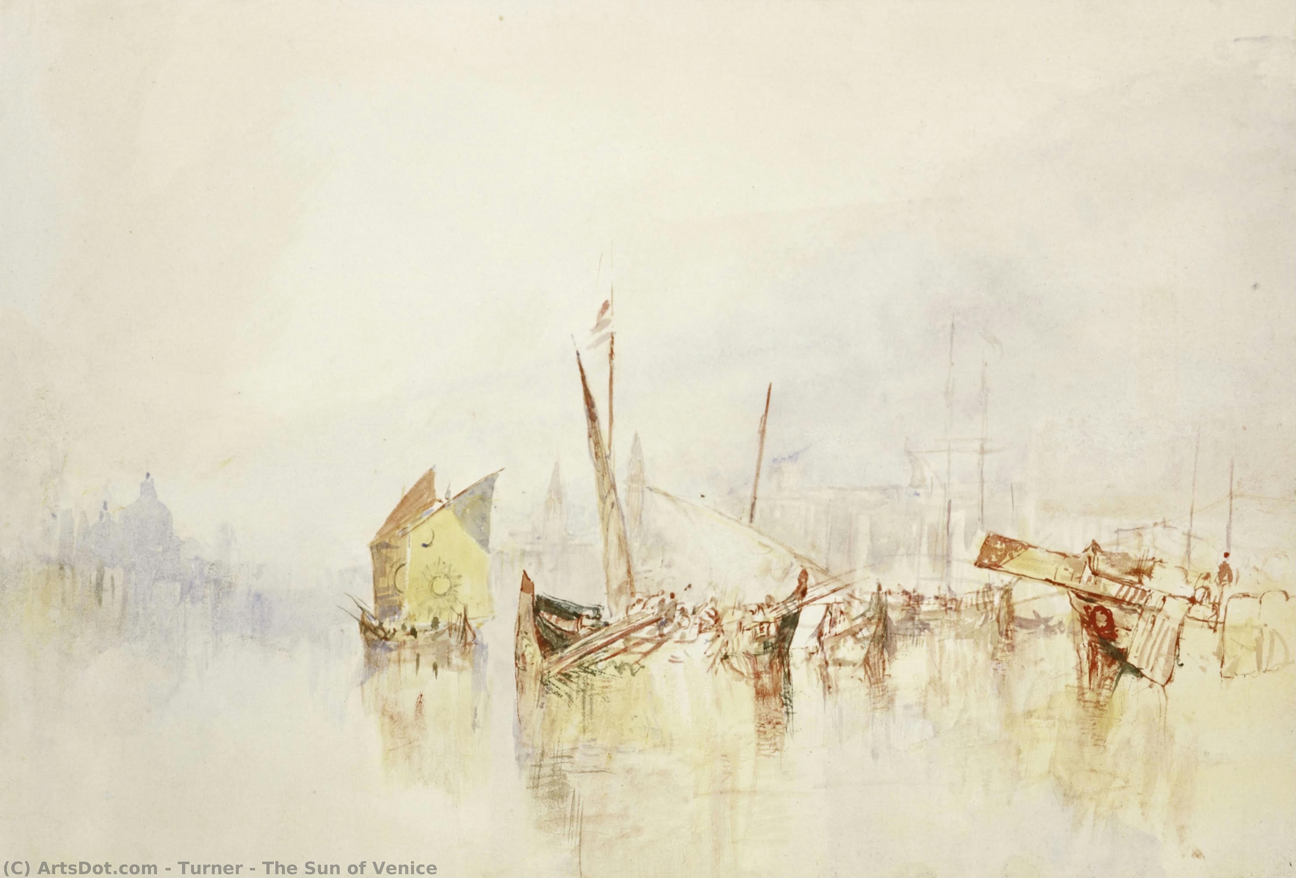 The Sun Of Venice — J.m.w. Turner