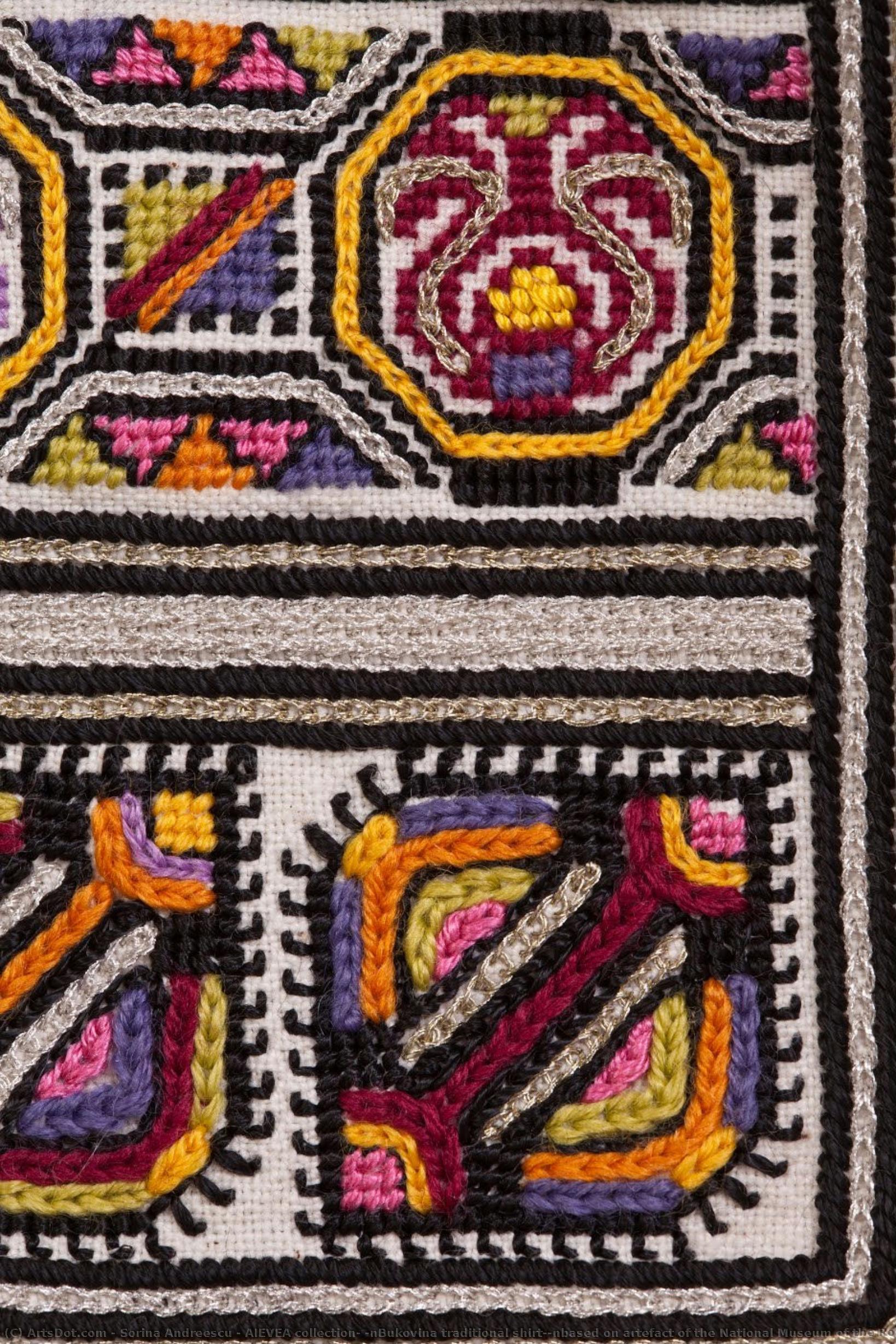 Aievea Collection; \nbukovina Traditional Shirt;\nbased On Artefact Of The National Museum Of The Romanian Peasant — Sorina Andreescu