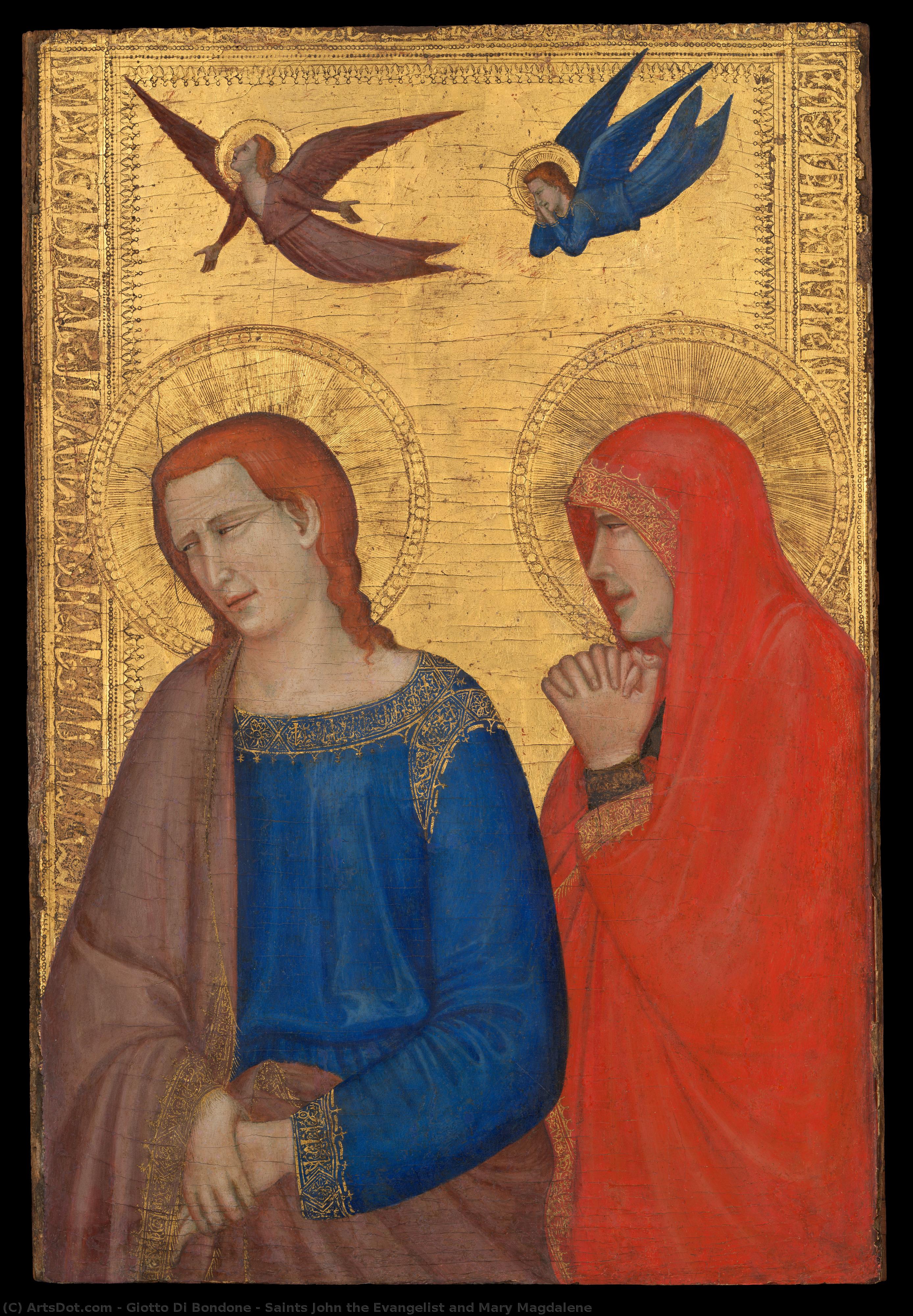 Saints John The Evangelist And Mary Magdalene — Đijoto Di Bondone