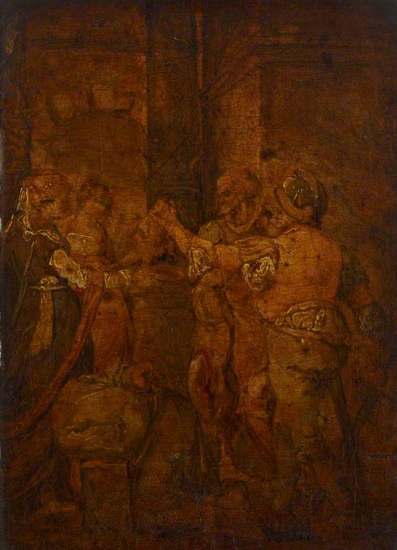 Salome Receiving Saint John The Baptist's Head — John Runciman