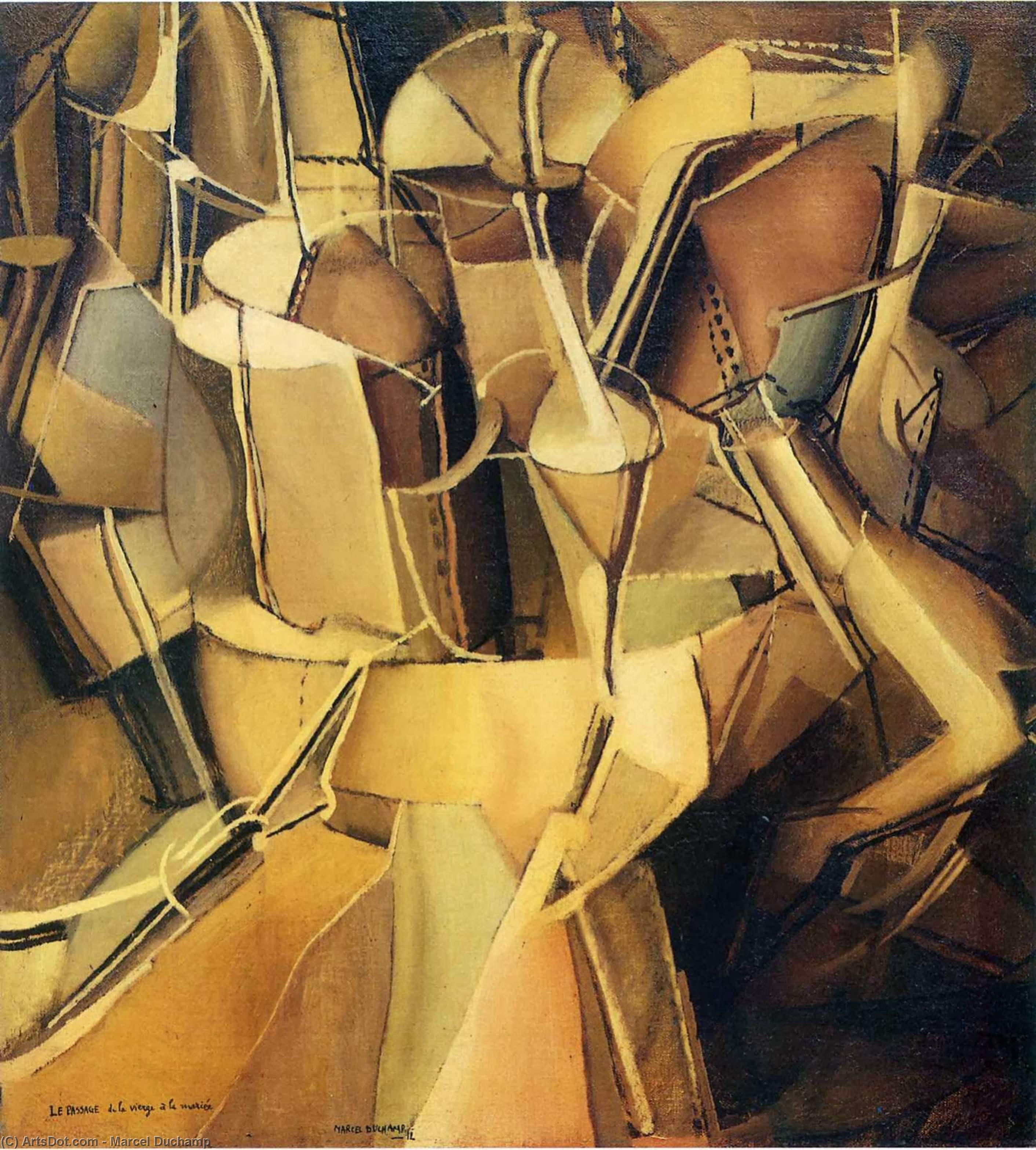 Transition Of Virgin Into A Bride — Marcel Duchamp