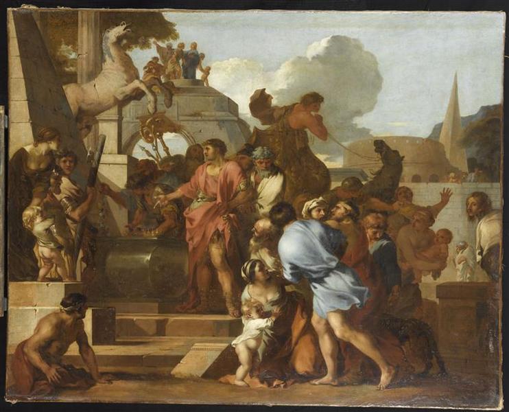 Auguste Devant Le Tombeau D'alexandre — Sébastien Bourdon