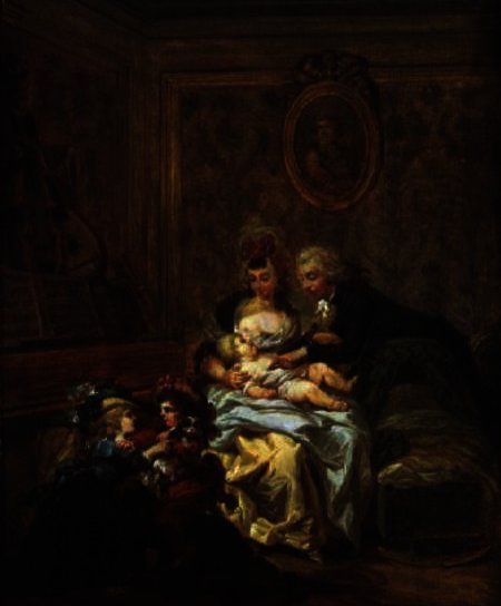 The Satisfaction Of Marriage Or, The Happy Family — François Louis Joseph Watteau (watteau De Lille)