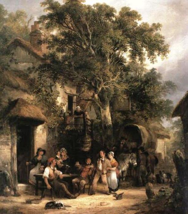 Village Politicians — William Shayer Senior