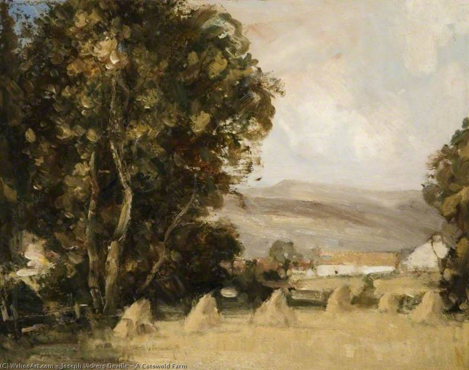 A Cotswold Farm — Joseph Vickers Deville