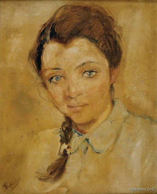 Portrait Of A Girl — Periklis Vyzantios