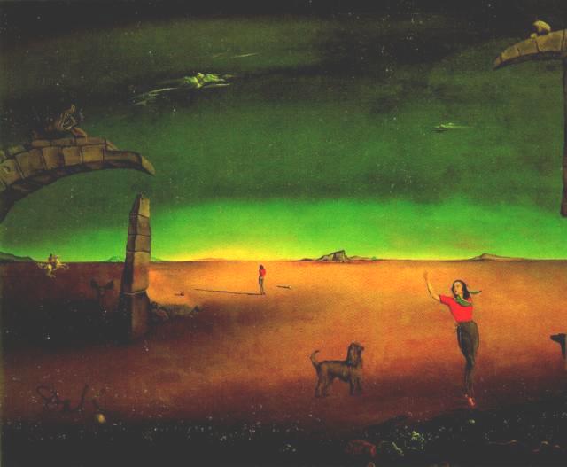 Composición - Retrato De Sra. Eva Kolsman — Salvador Dalí