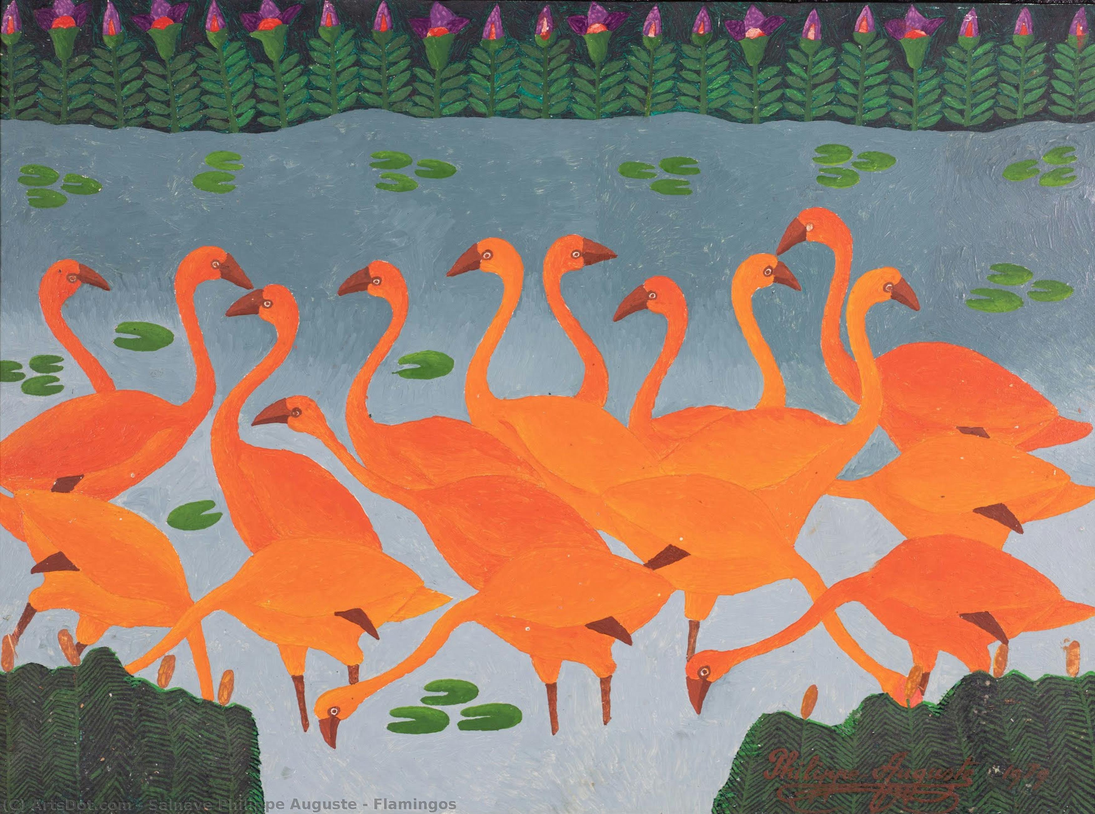 Flamingos — Salnave Philippe Auguste