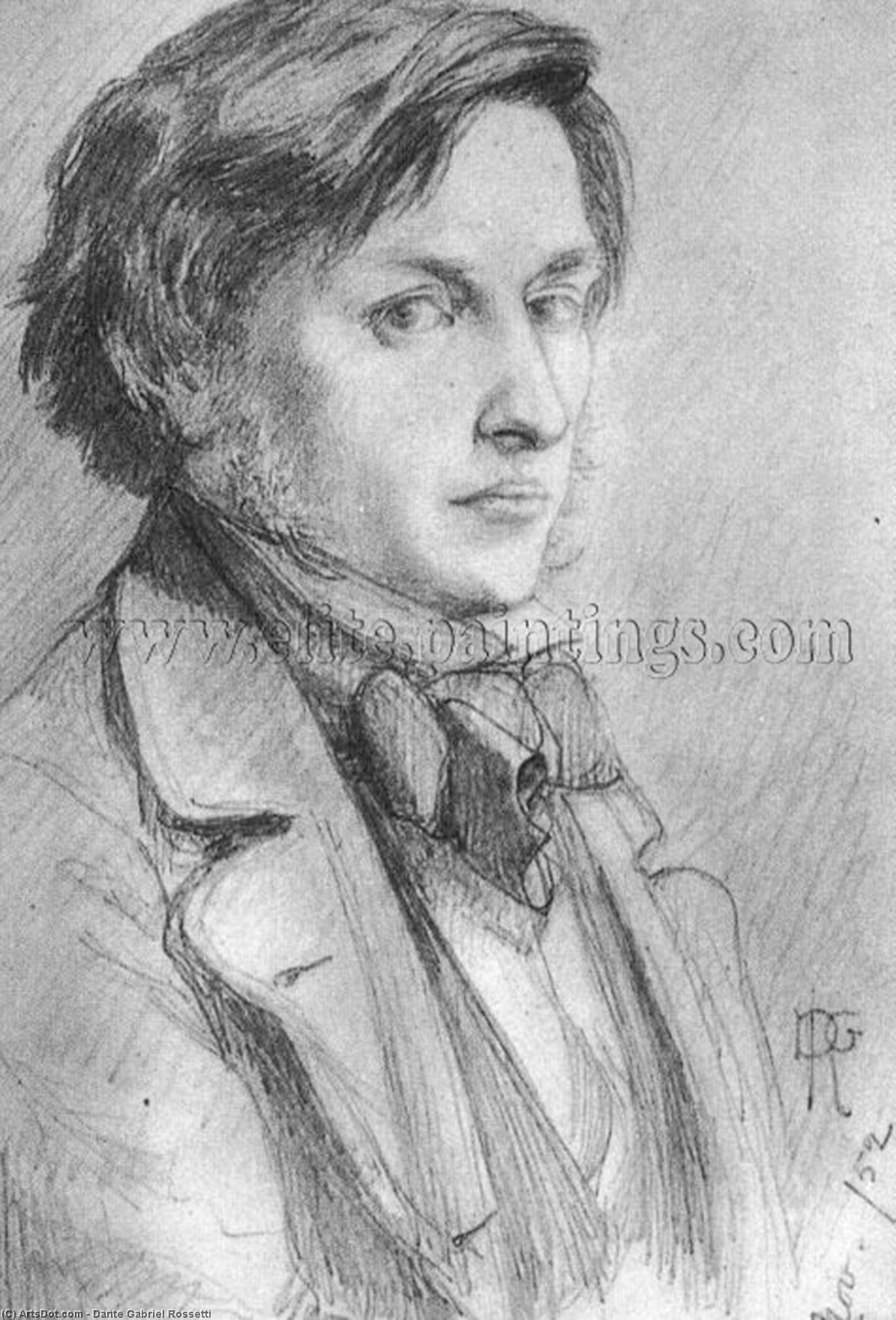Retrato De Ford Madox Brown — Dante Gabriel Rossetti