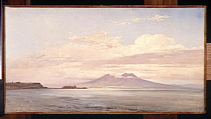 Le Vesuve Et Le Golfe De Naples Vus De La Mer — Pierre De Valenciennes
