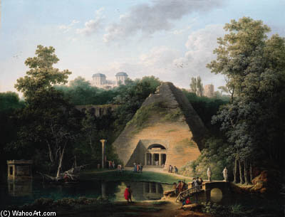 The Pyramid At The Chateau De Maupertuis — Claude Louis Châtelet