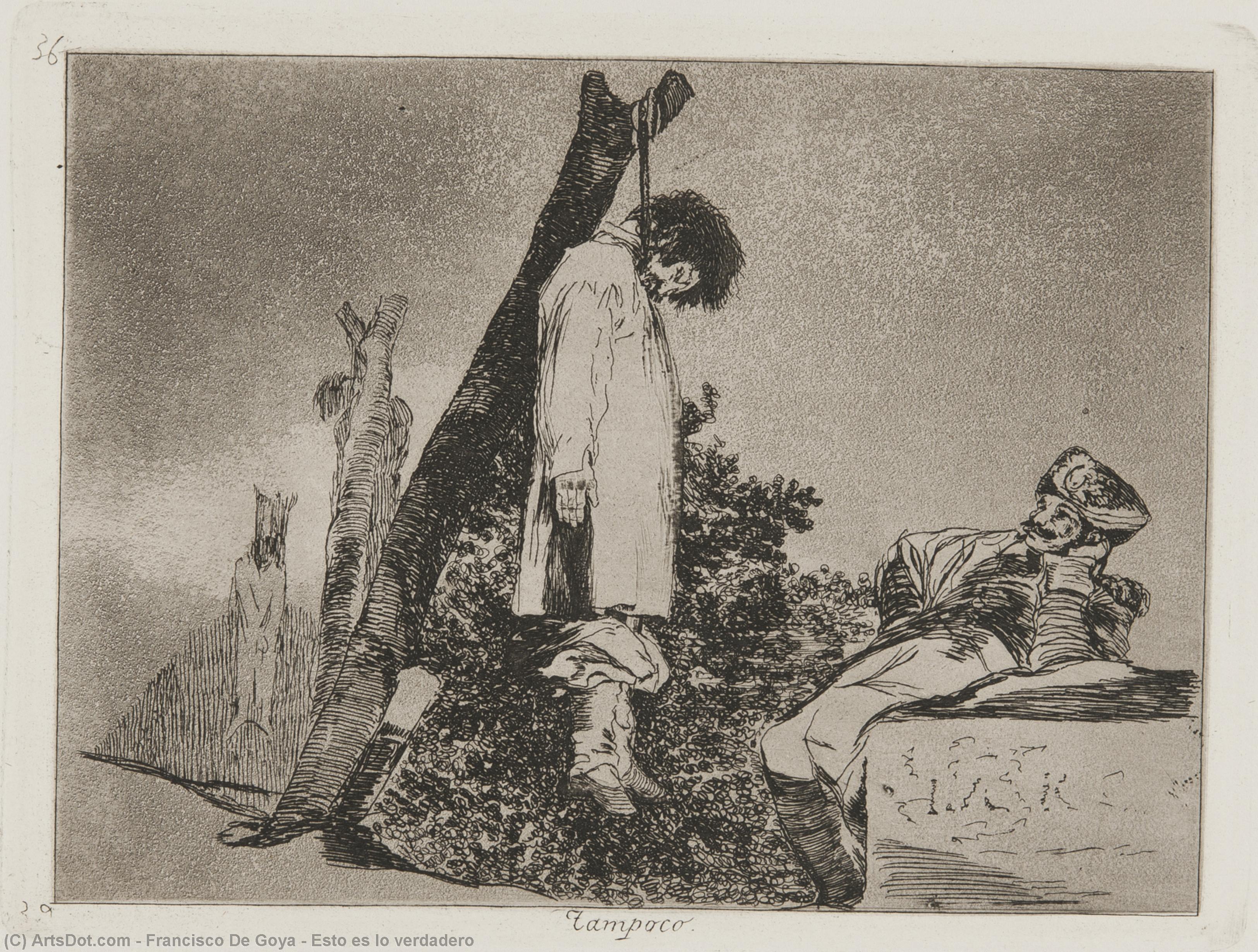Esto Es Lo Verdadero — Francisco José De Goya Y Lucientes