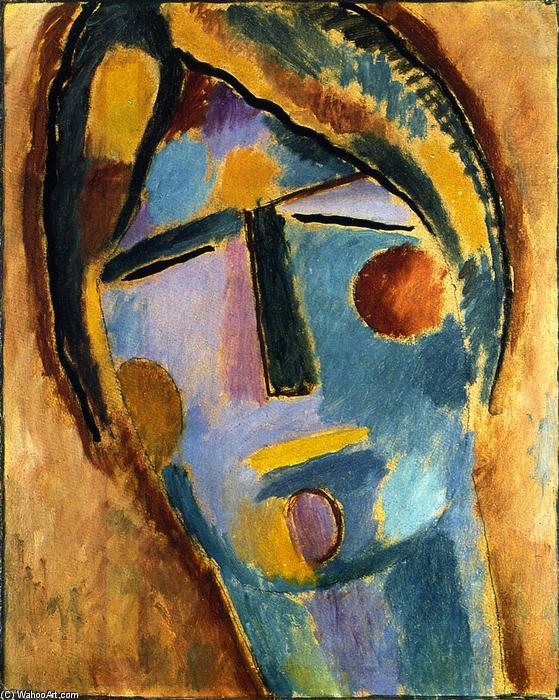 Mystical Head: Large Head Of A Woman (also Known As Marble Head) — Алексеј Фон Јављенски