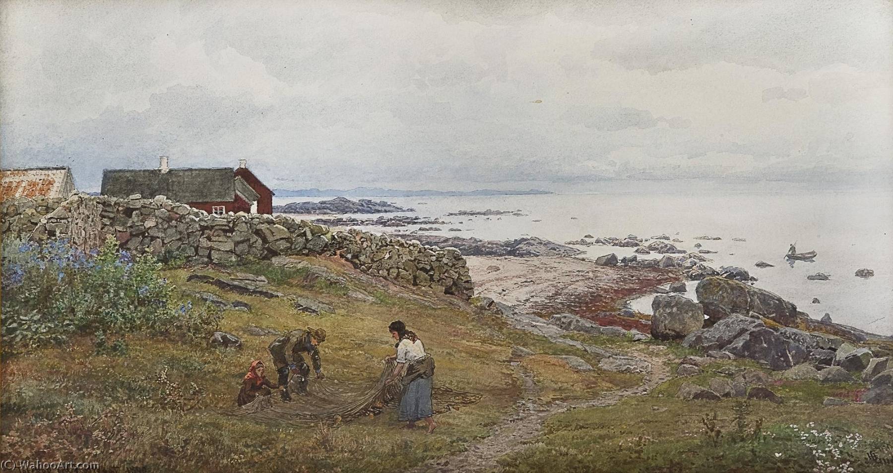 From Torekov The Kattegat — Hans Fredrik Gude