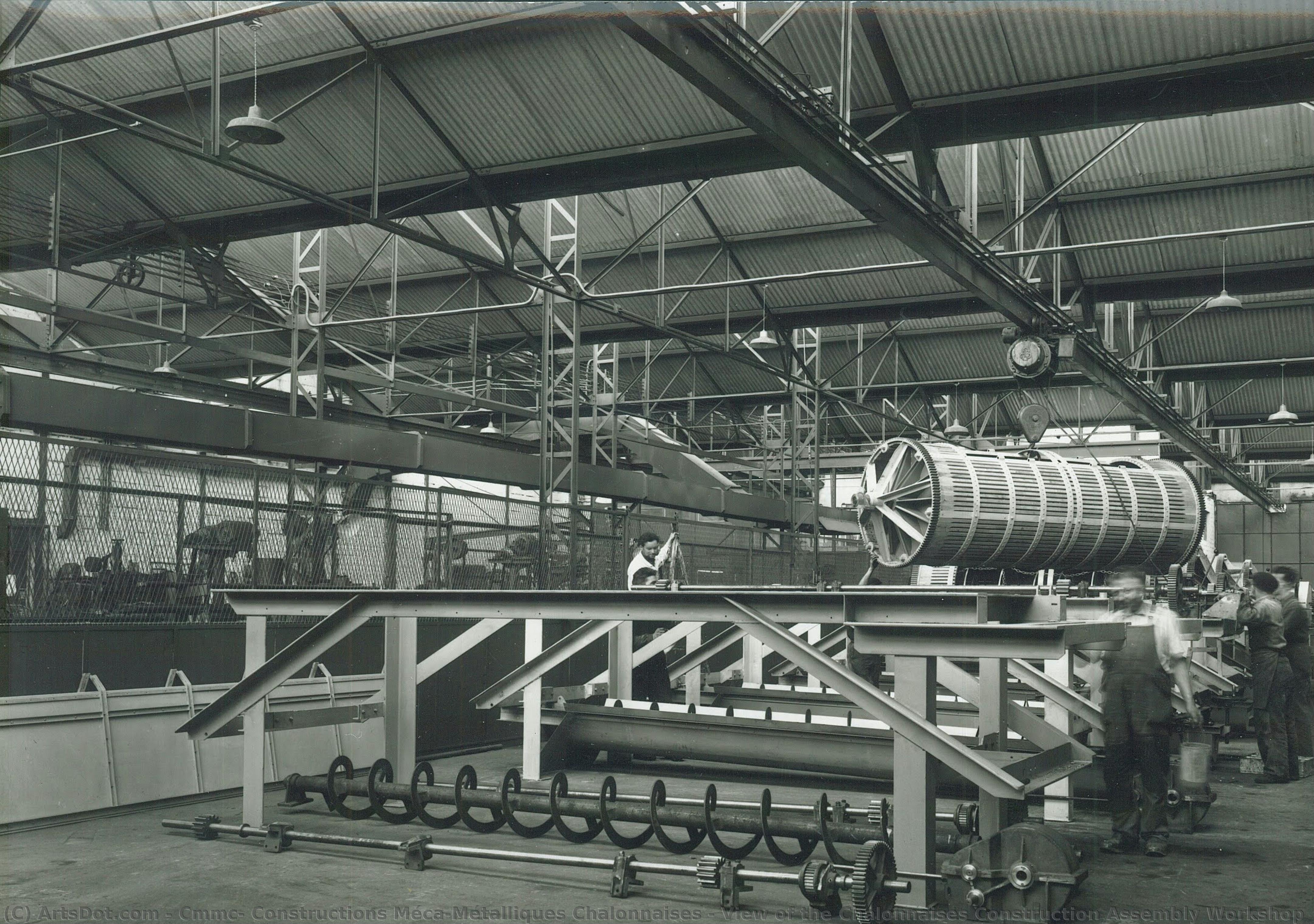 View Of The Chalonnaises Construction Assembly Workshop — Cmmc, Constructions Méca-métalliques Chalonnaises