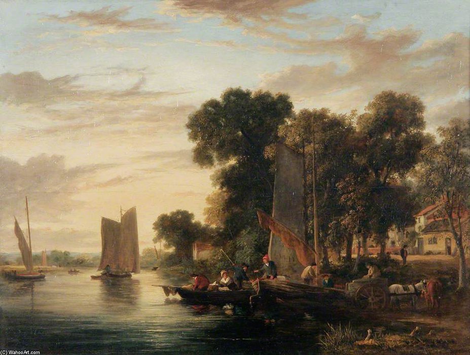 View On The Yare Near Thorpe Church, Norfolk — James Stark