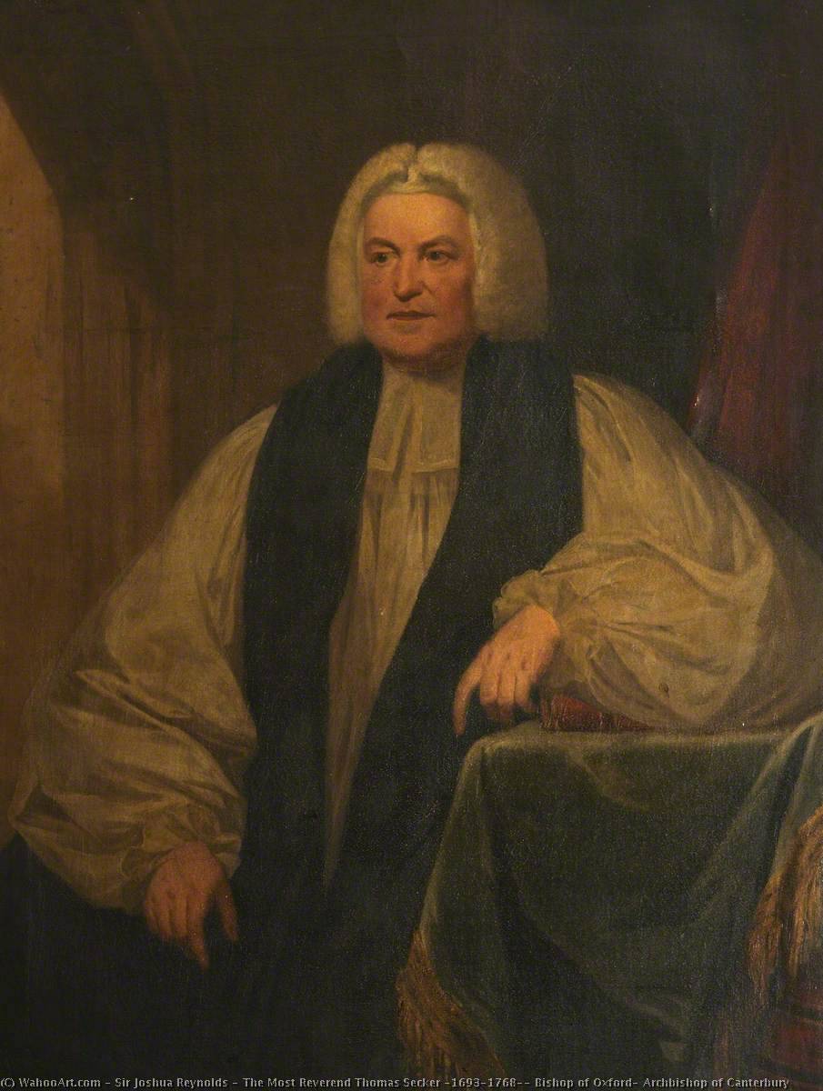 The Most Reverend Thomas Secker (1693–1768), Bishop Of Oxford, Archbishop Of Canterbury — Sir Joshua Reynolds