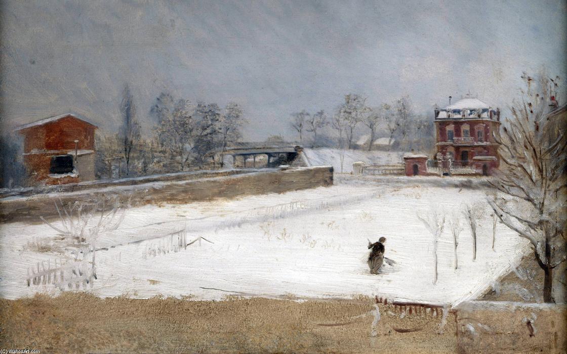 Winter Landscape — Giuseppe De Nittis