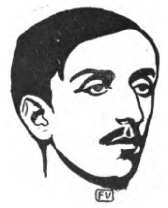 Portrait Of French Writer Maurice Barrès — Félix Vallotton