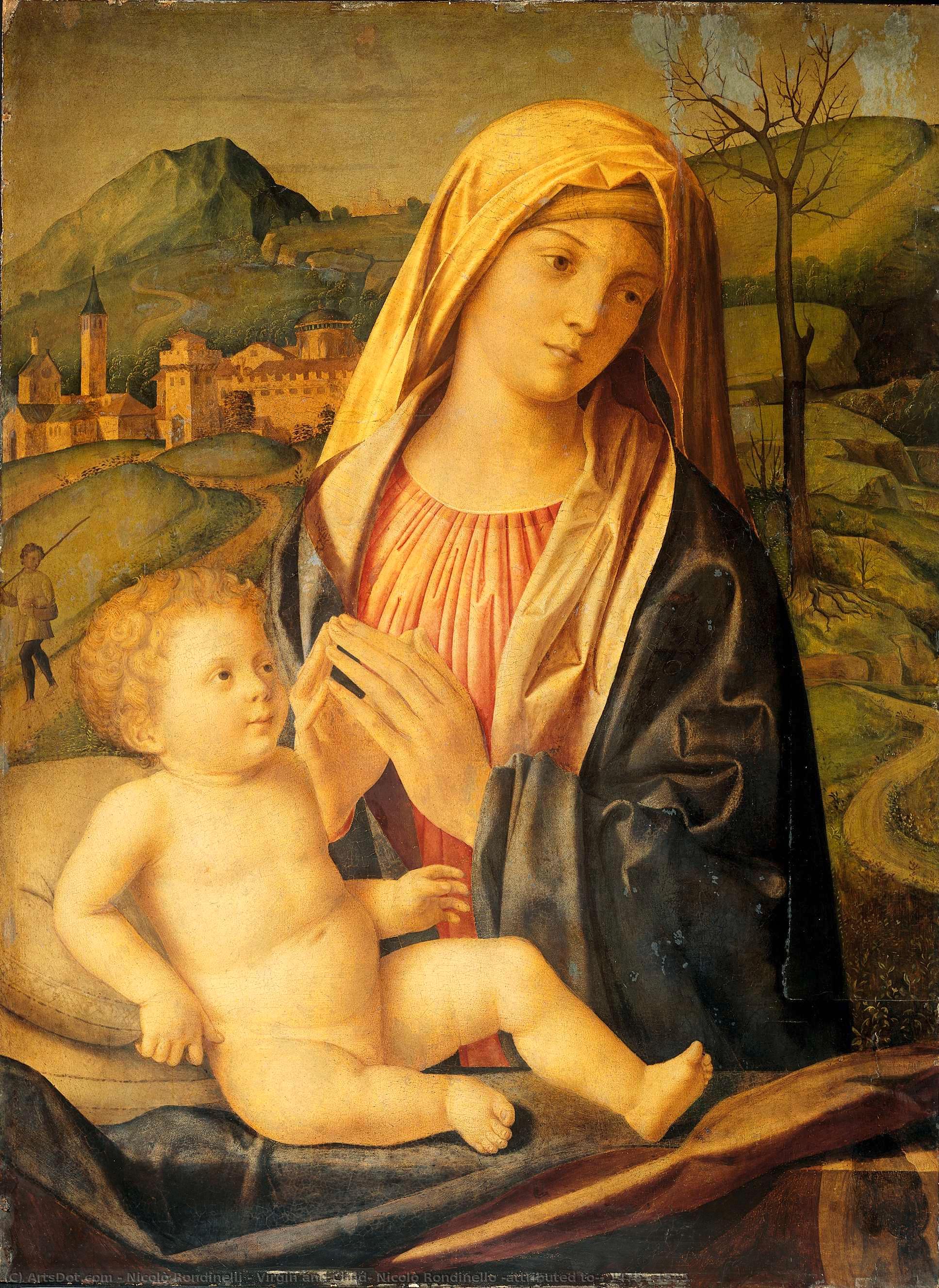 Virgin And Child, Nicolò Rondinello (attributed To), 1475 - 1525 — Nicolò Rondinelli